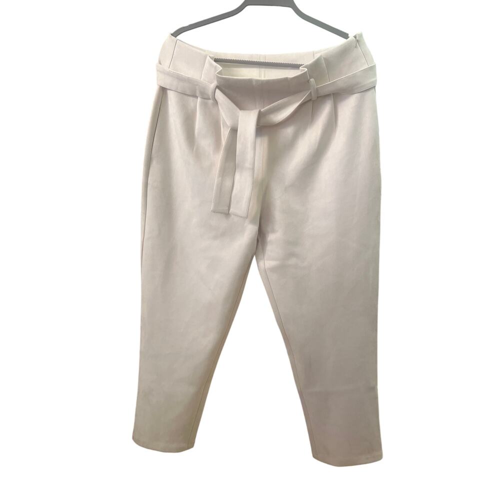 DOLCECABO‎ FAUX LEATHER PAPER BAG PANTS SIZE XL NWT